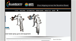 Desktop Screenshot of kustompaints.com.au