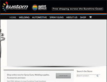 Tablet Screenshot of kustompaints.com.au
